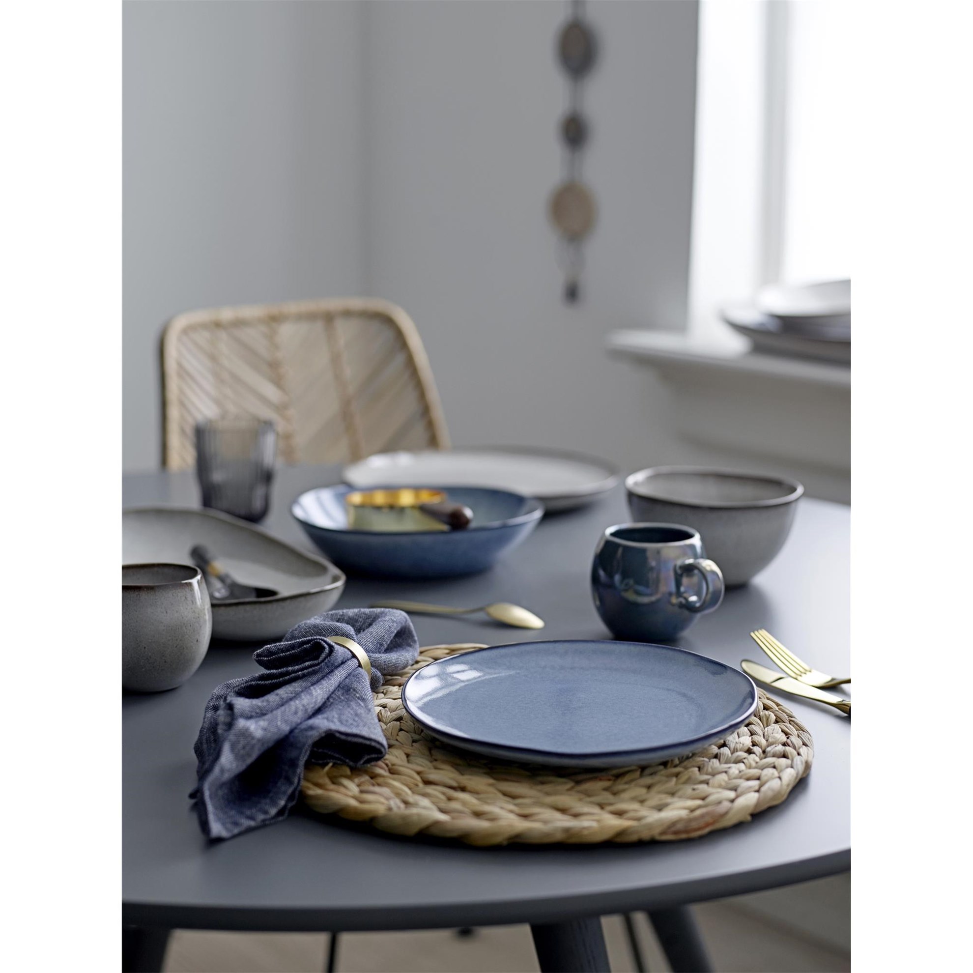 Talíř Sandrine 22 cm - modrý_2