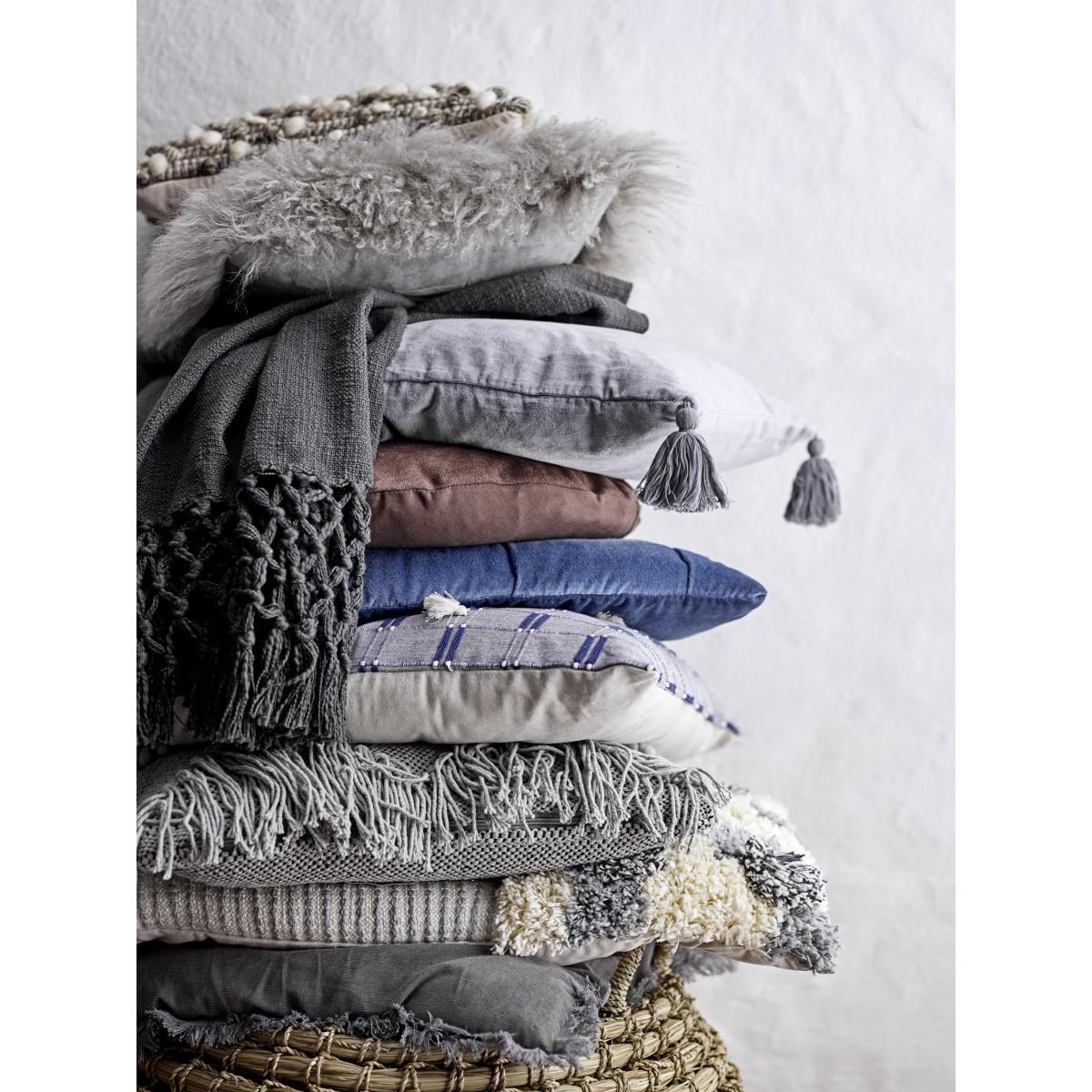 Polštář včetně výplně, 60x40 cm - modrý_1