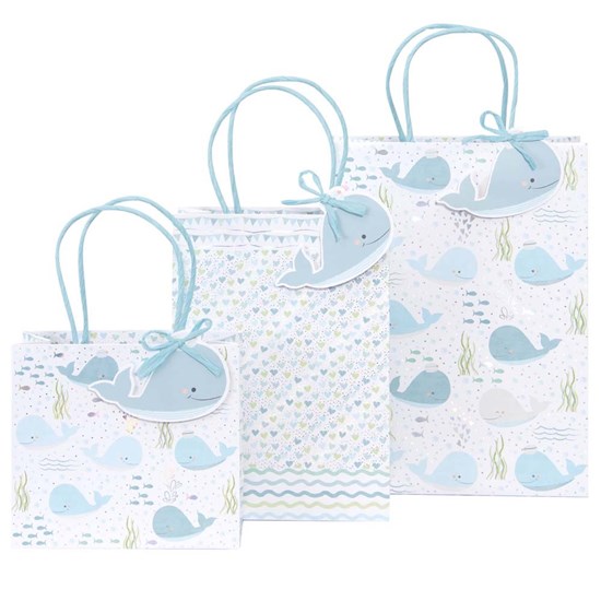 Kvalitní dárkové tašky SET/3 vel. Wal bleu_0