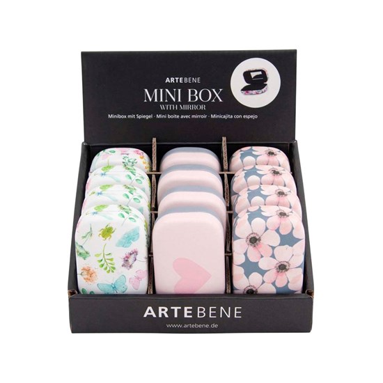 Krabička/kapesní zrcátko 3 motivy cena za 1 kus_1