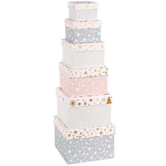 Dárkové vánoční krabice SET/6 vel._0
