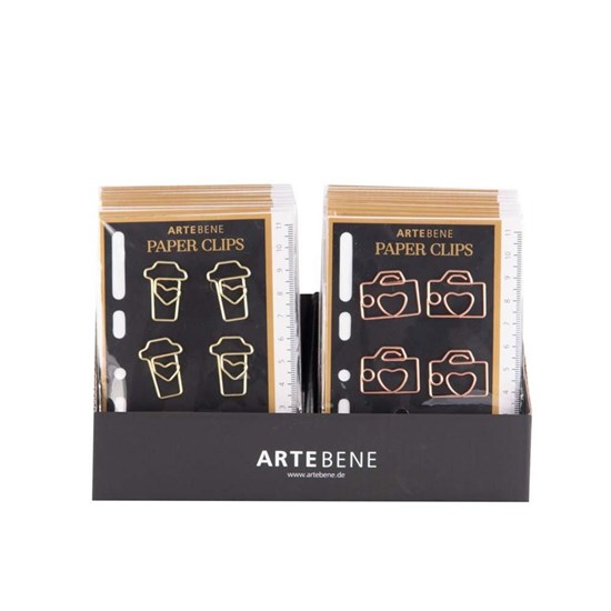 Sponky na papír kovové/2 motivy/tříděno cena za 1 arch_1