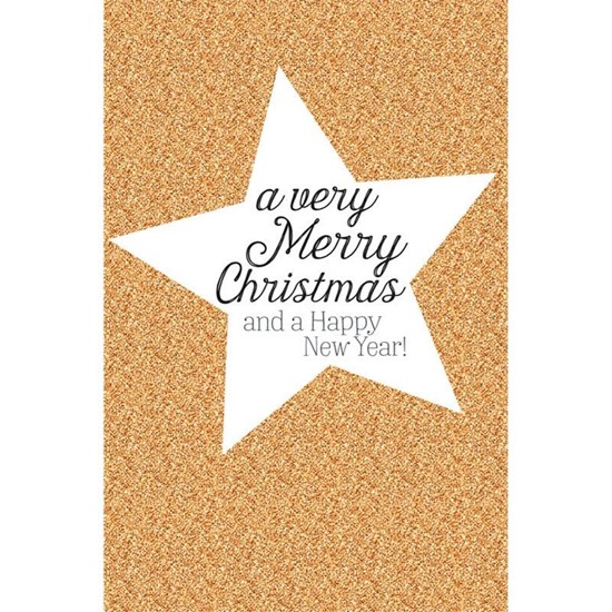 Přání ražené Stern Glitter 3D_0