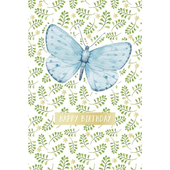 Přání s obálkou ražené Birthday Schmetterling_0
