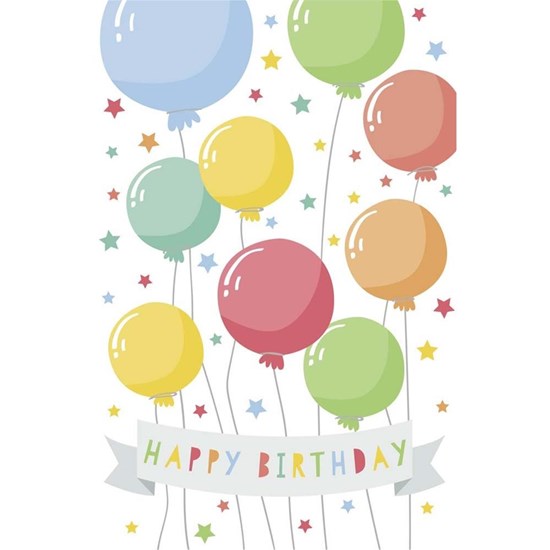 Přání s obálkou lentikulární Birthday Luftballons_0