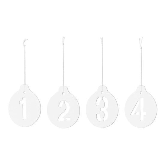 Závěsná keramická ozdoba SET/4dr._0