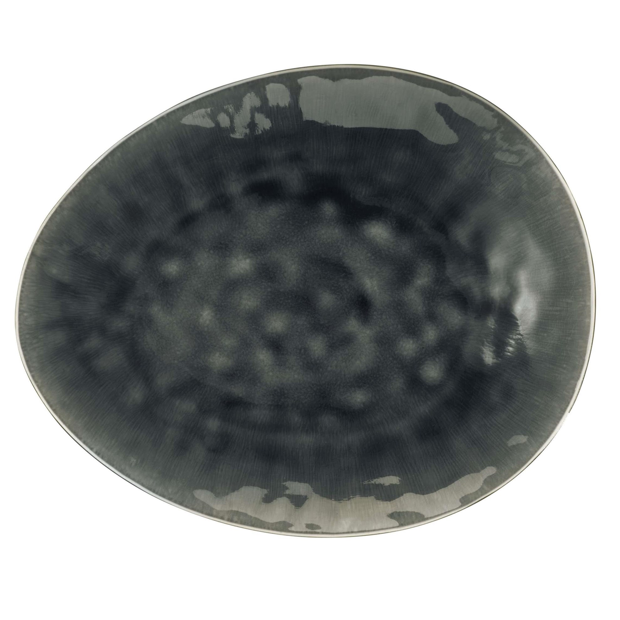 Talíř velký 34 cm šedý_0