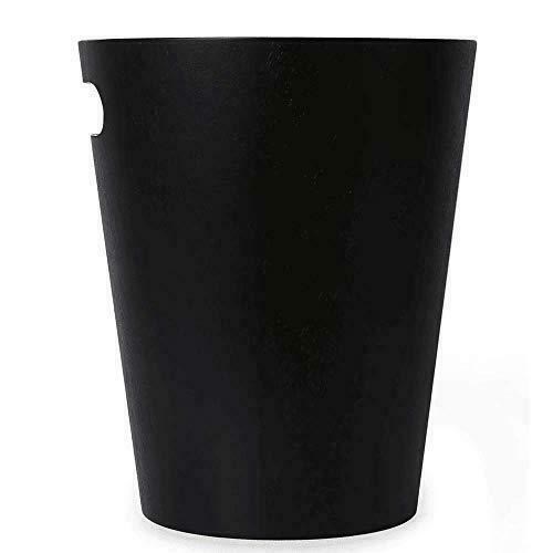 Obrázok z Odpadkový kôš WOODROW 28 cm čierna, prírodná