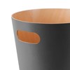 Obrázok z Odpadkový kôš WOODROW 28 cm tm. šedý