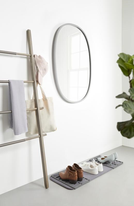 Obrázok z Zrkadlo HUB oválne šedé