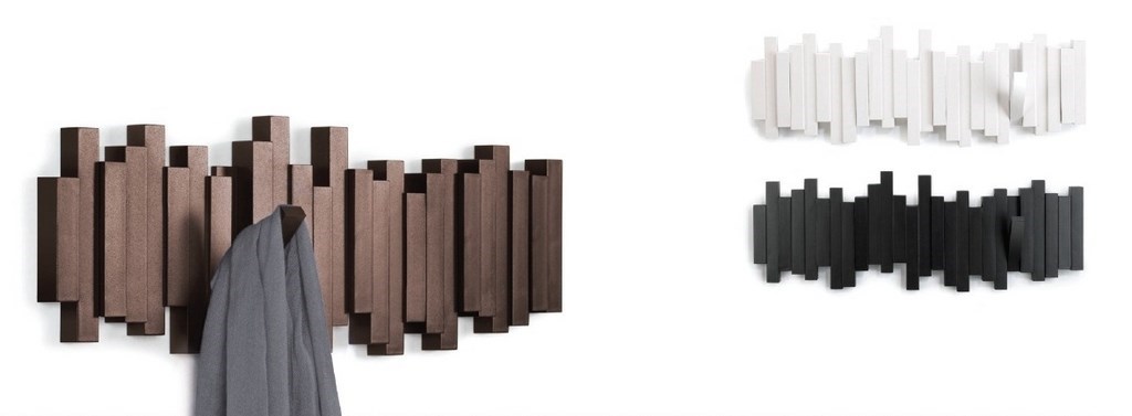 Obrázok z Vešiak sklápací STICKS hnedý