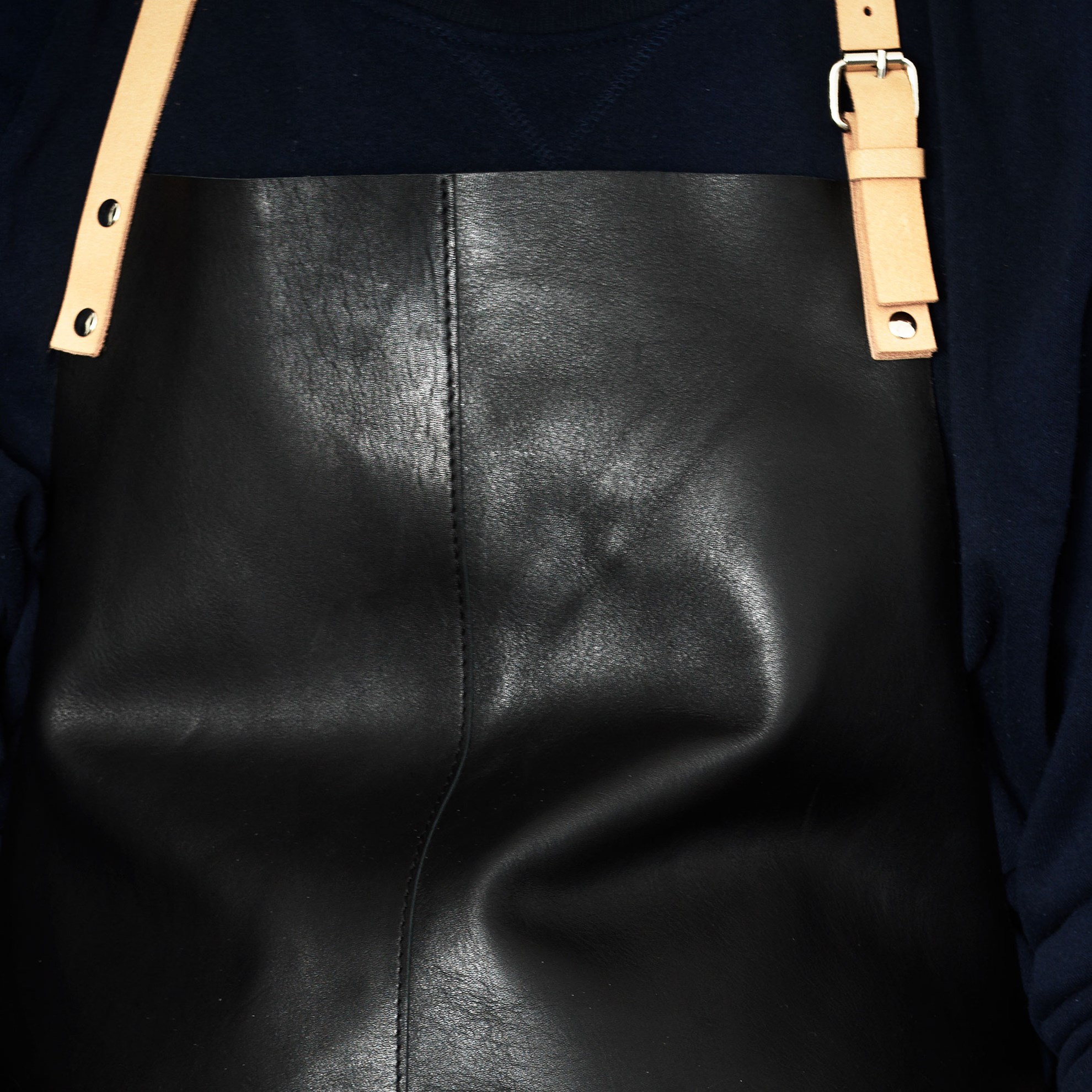 Kožená zástěra 70x90 FUEGO žlutá_2