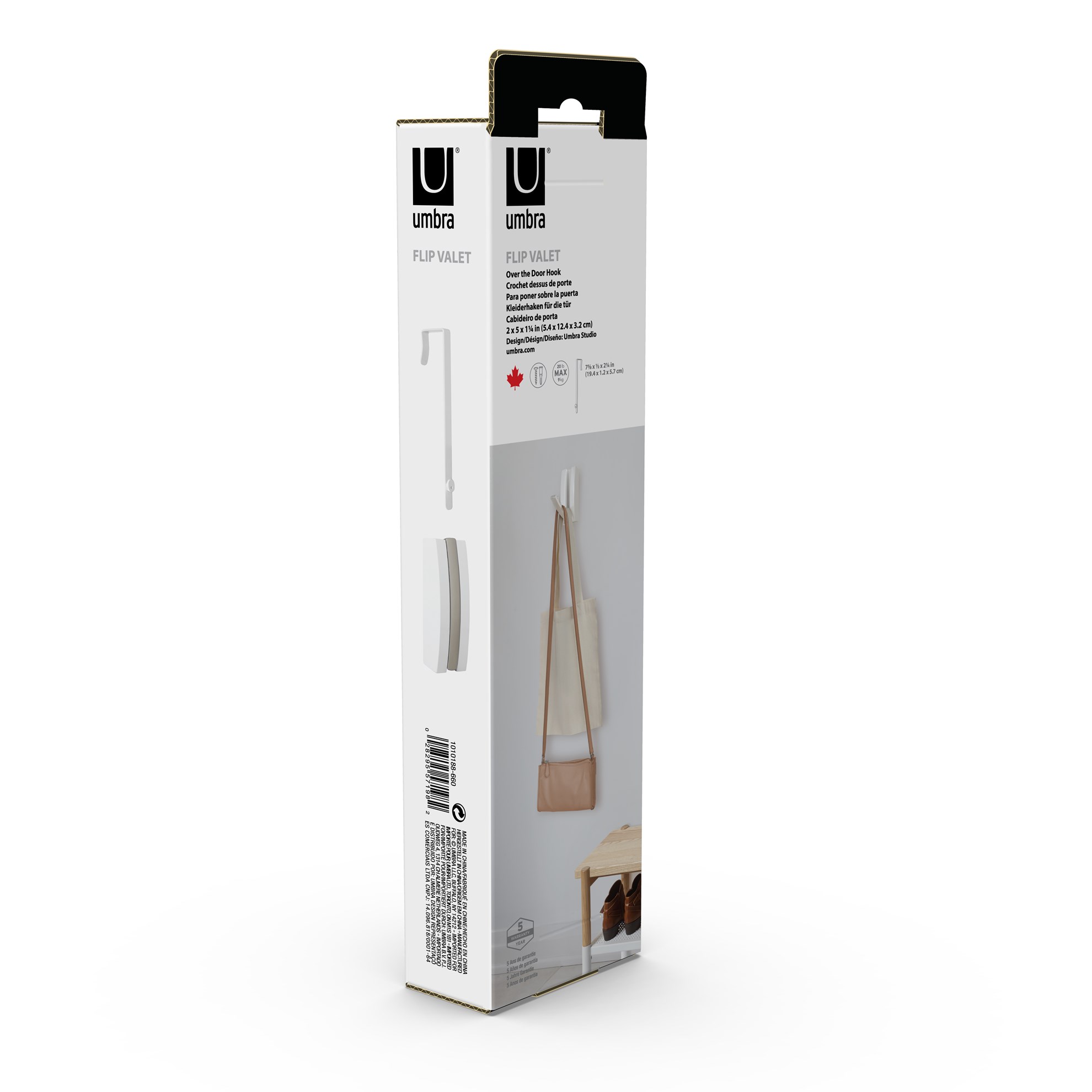 Háček na dveře či stěnu FLIP VALET_2