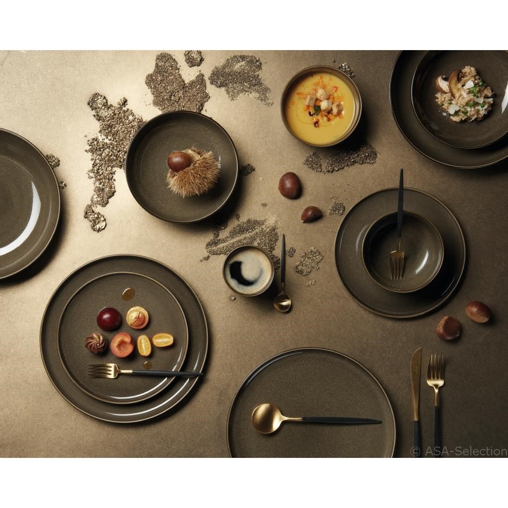 Dezertní talíř KOLIBRI 20 cm ořechový_1