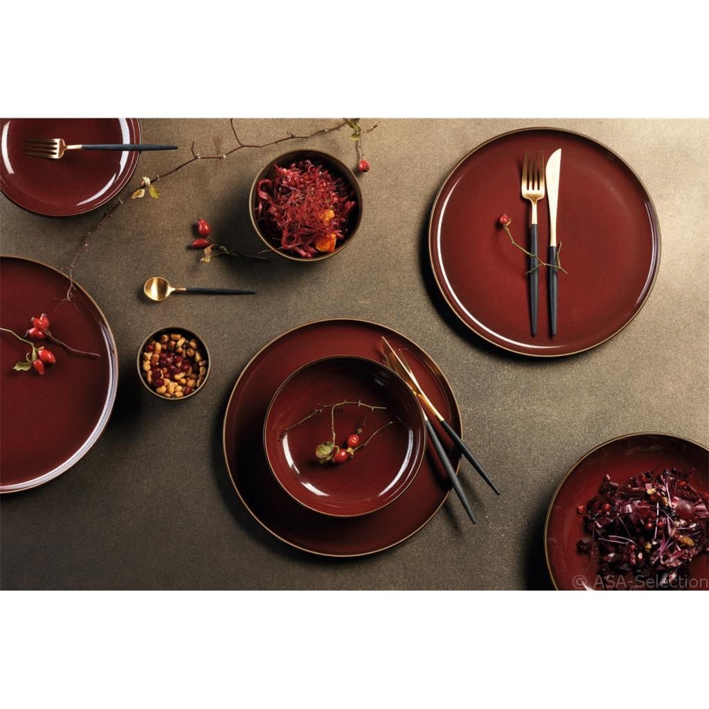 Mělký talíř ASA KOLIBRI 26,5 cm červený_2