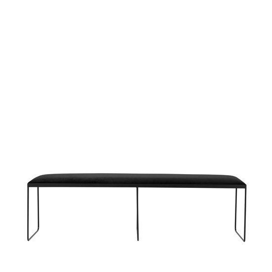 Lavice GORM - černá, 170 cm_1