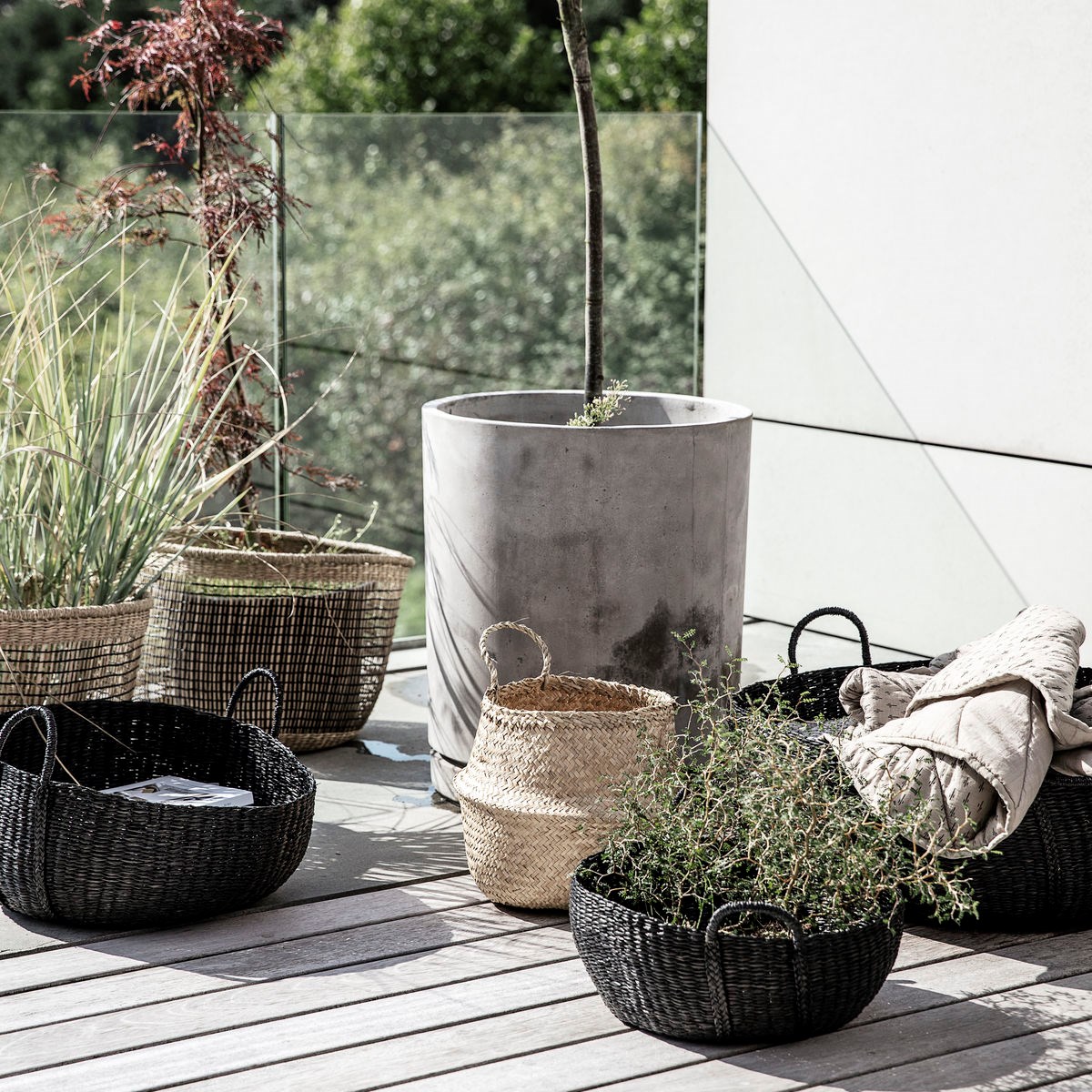 Koš CARRY černý SET/3 ks_1