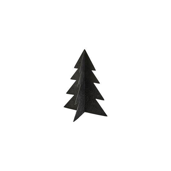 Vánoční strom GLIZZ 17 cm kovový černý_0
