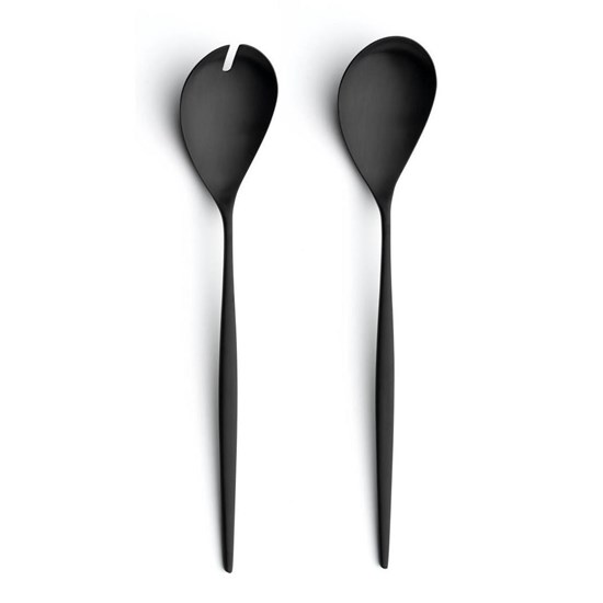 Příbor na salát MOON černý matný_0