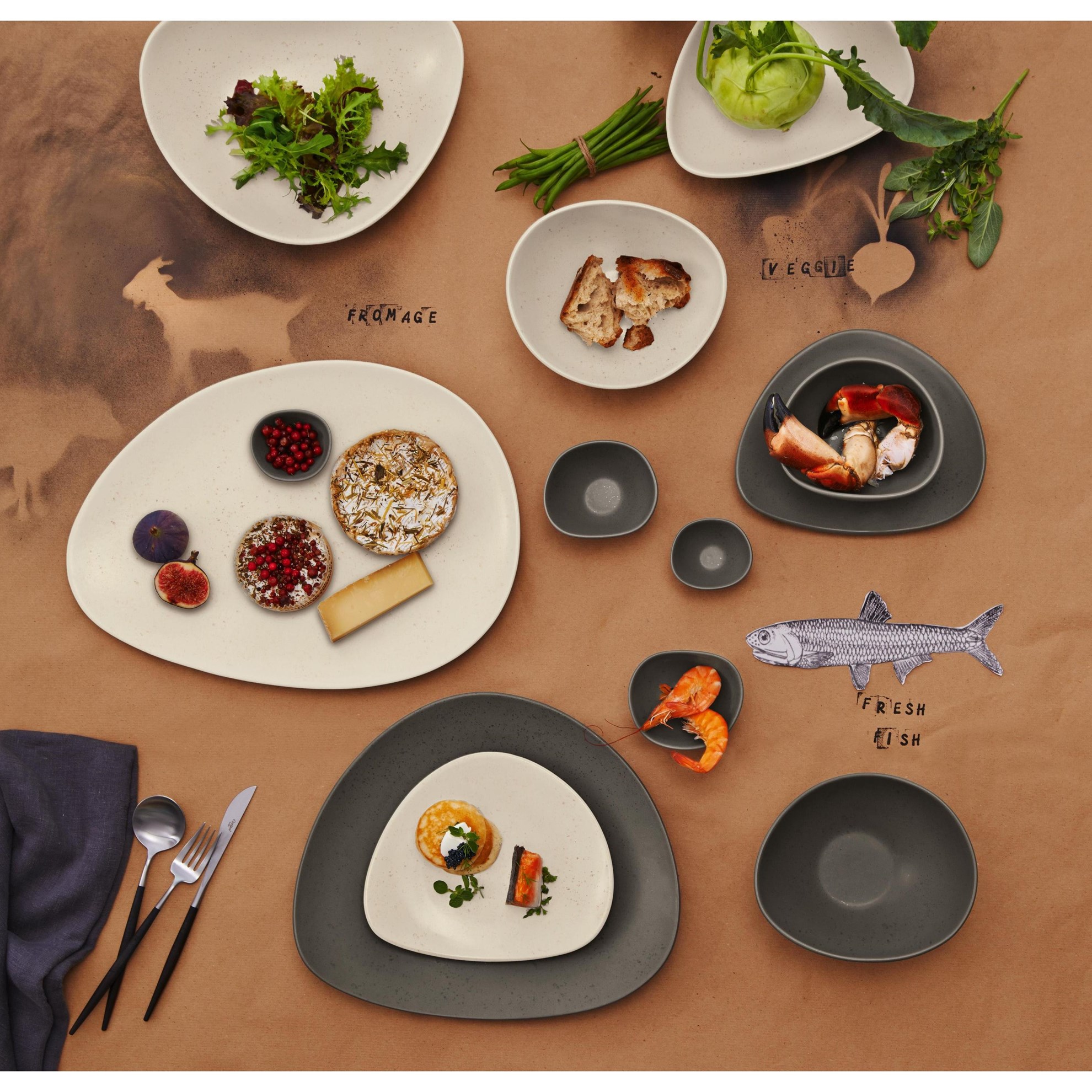 Miska na salát CUBA CREMA 21,5 cm_0