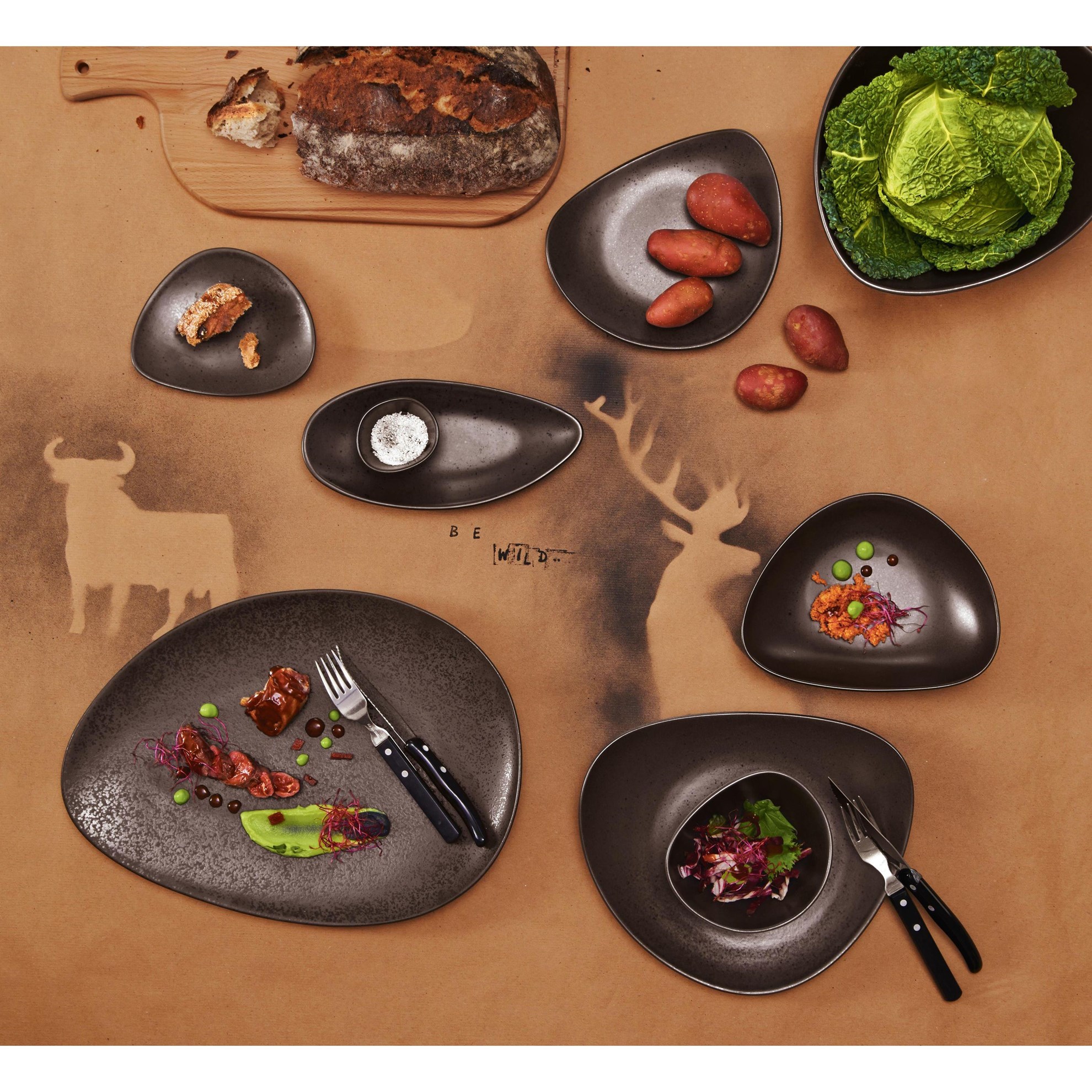 Talíř velký  CUBA MARONE 40 cm_0