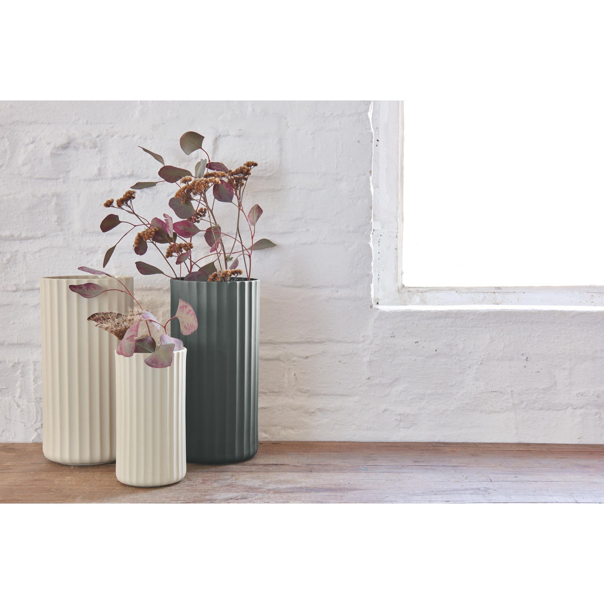 Váza YOKO 24 cm béžová_0