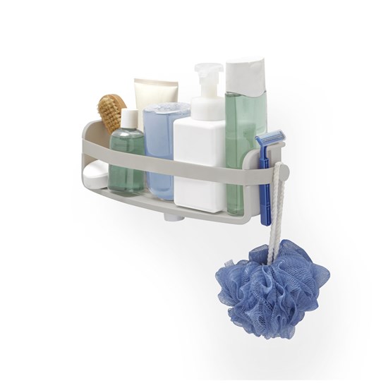 Koupelnová polička FLEX 33 cm šedá_0