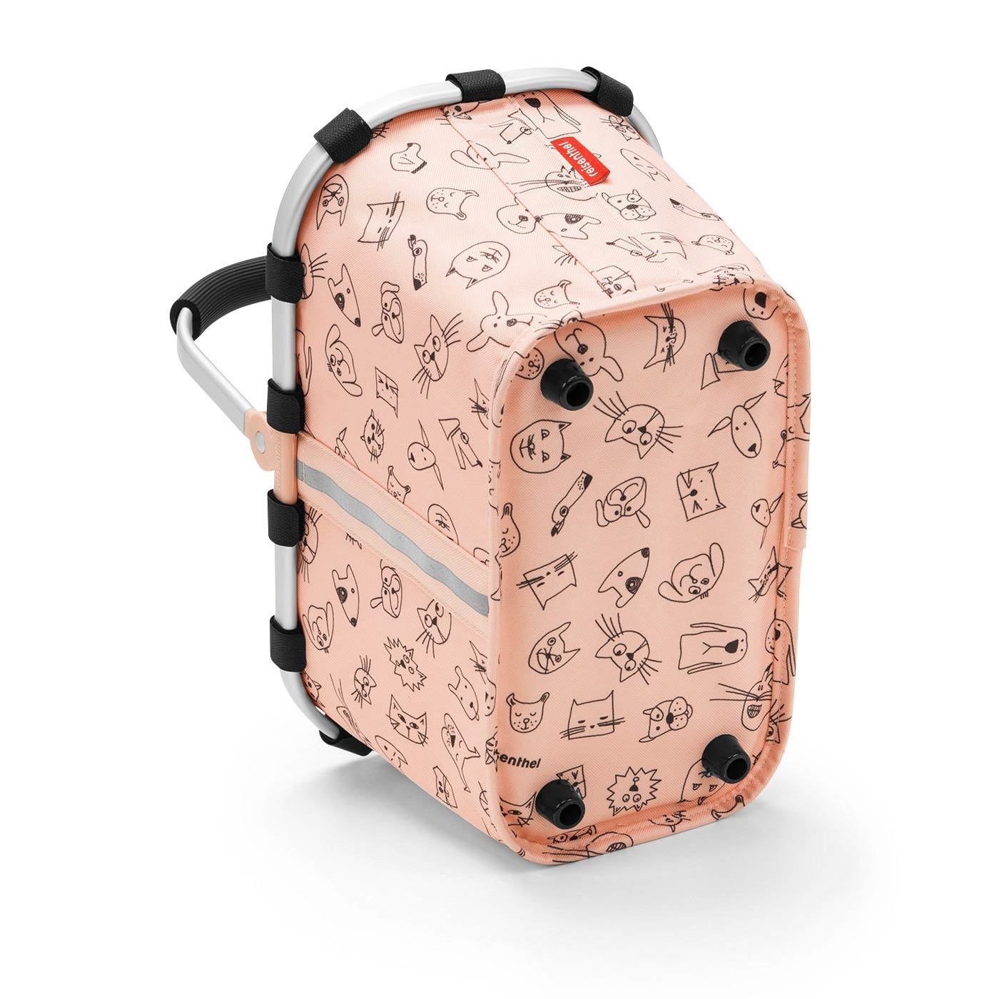 Dětský košík Carrybag XS kids cats and dogs rose_1