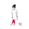 Dětská taštička přes rameno Minibag kids abc friends pink_0