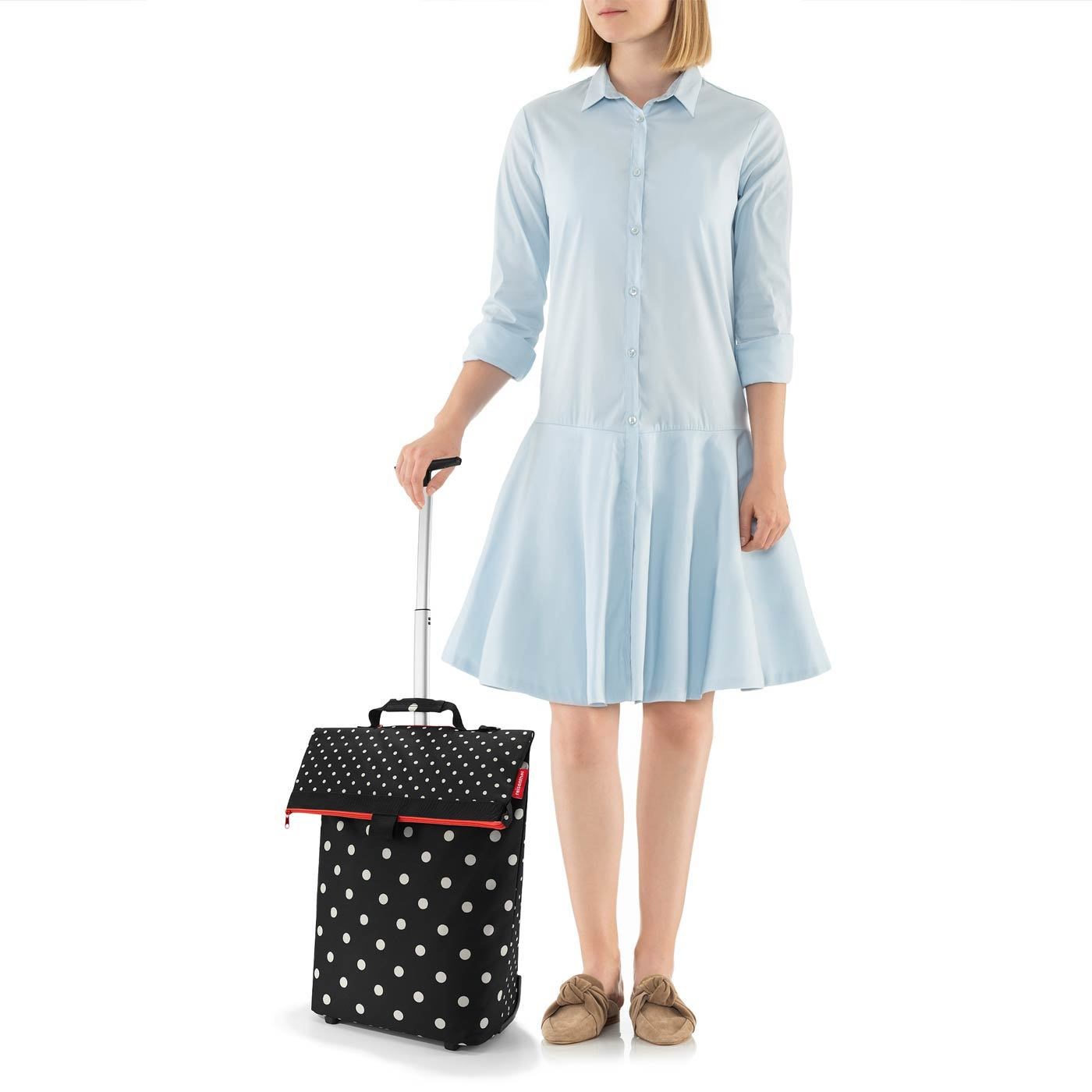 Taška na kolečkách Trolley M mixed dots_2