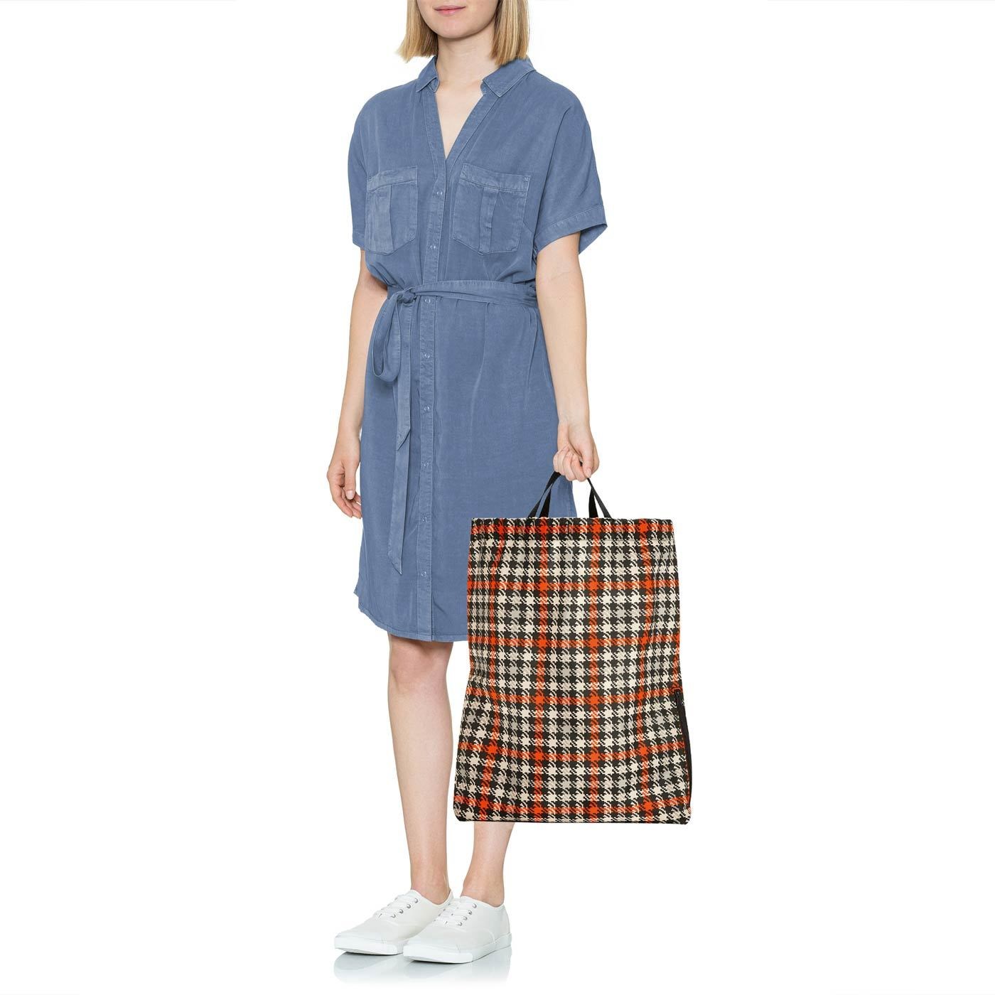 Vak na záda Mini Maxi Sacpack glencheck red_2