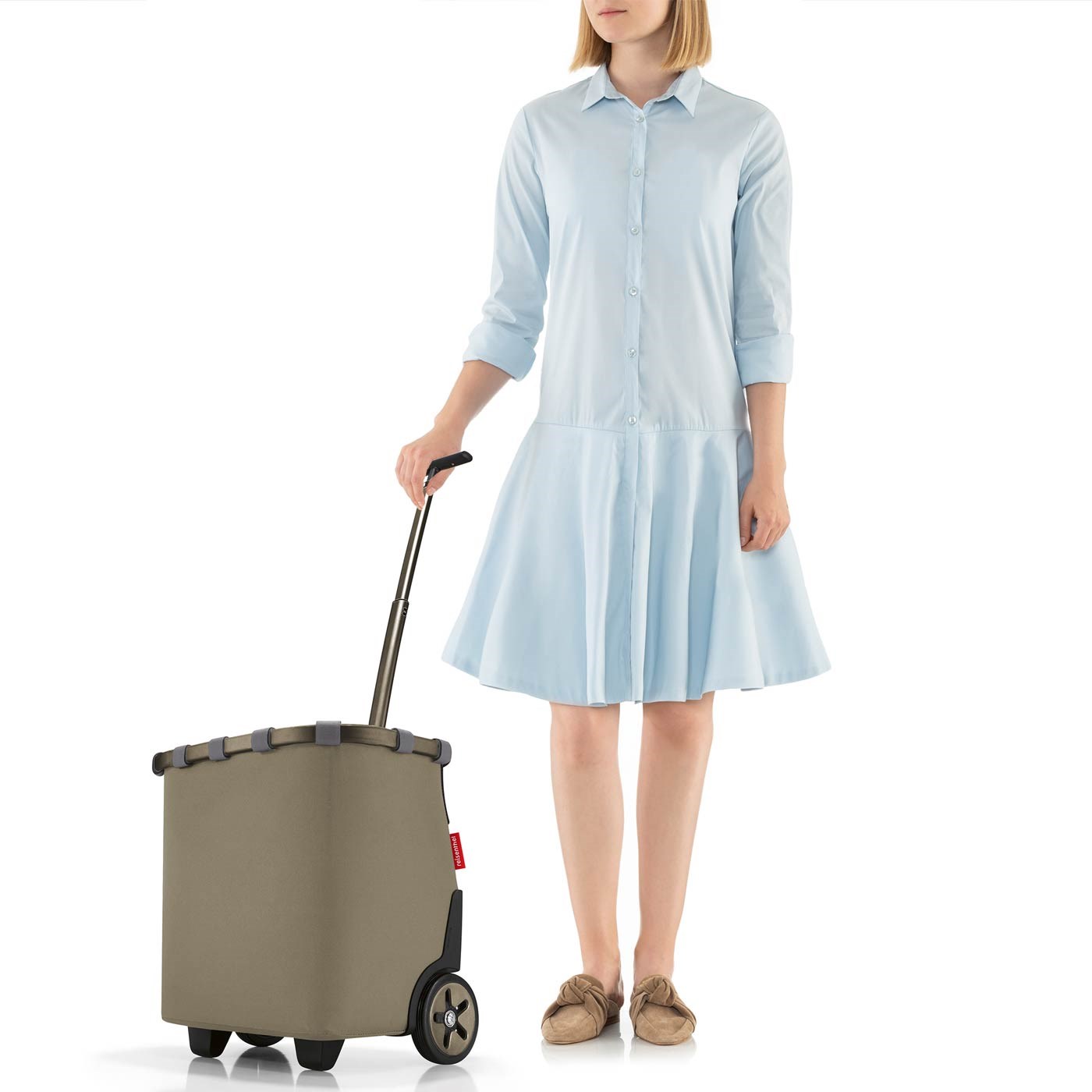 Taška na kolečkách Carrycruiser frame olive green_4