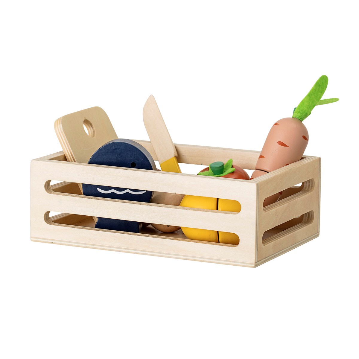 Dřevěný hrací set v bedýnce 8 kusů_0