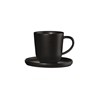 Šálek na espresso s podšálkem COPPA KURO 80 ml_0