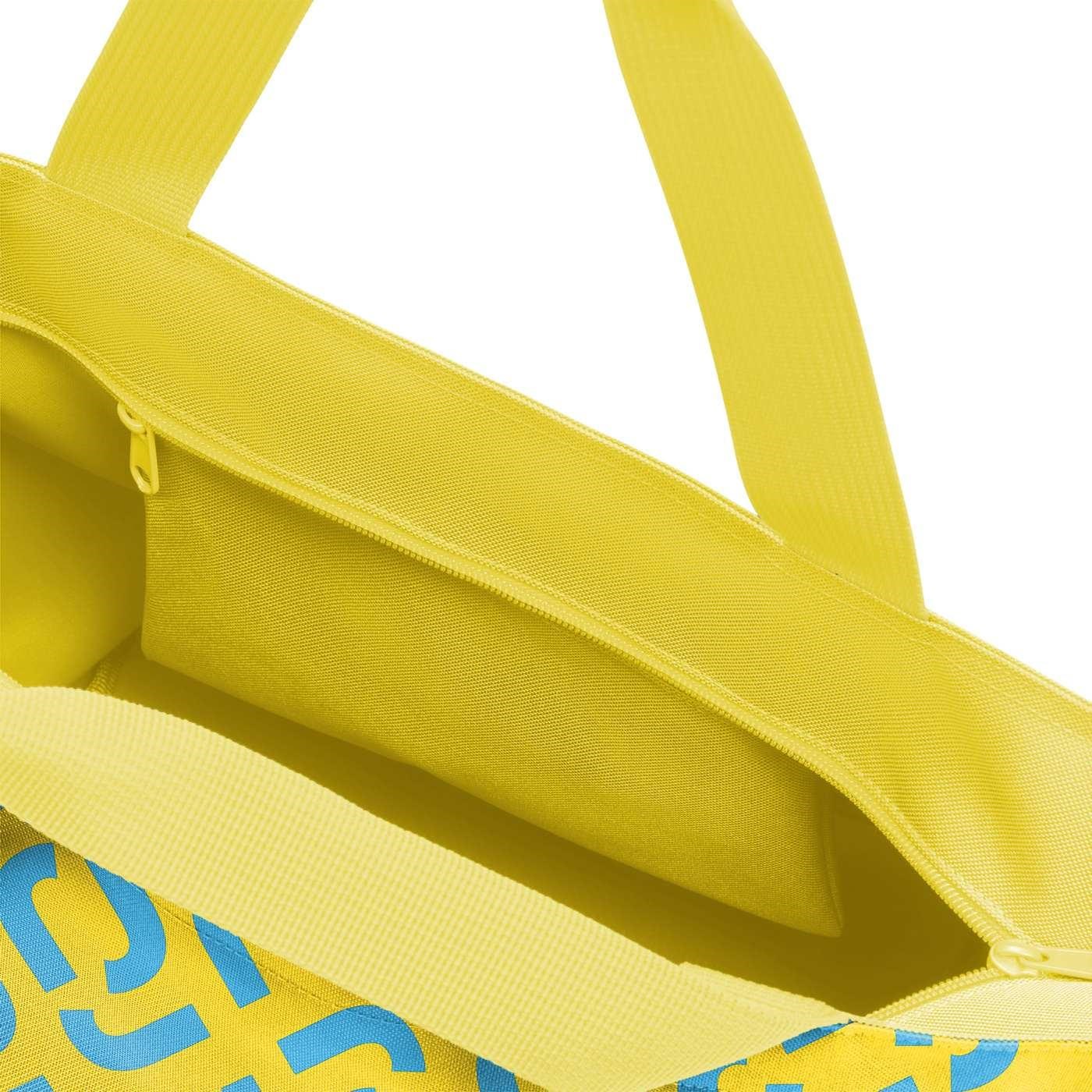 Taška přes rameno Shopper M signature lemon_0