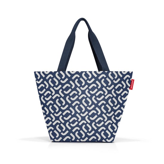 Taška přes rameno Shopper M signature navy_5