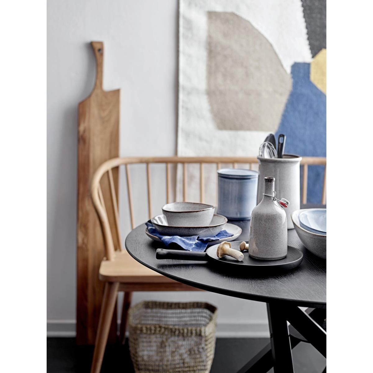 Kameninový talíř P.28.5 cm šedý_2