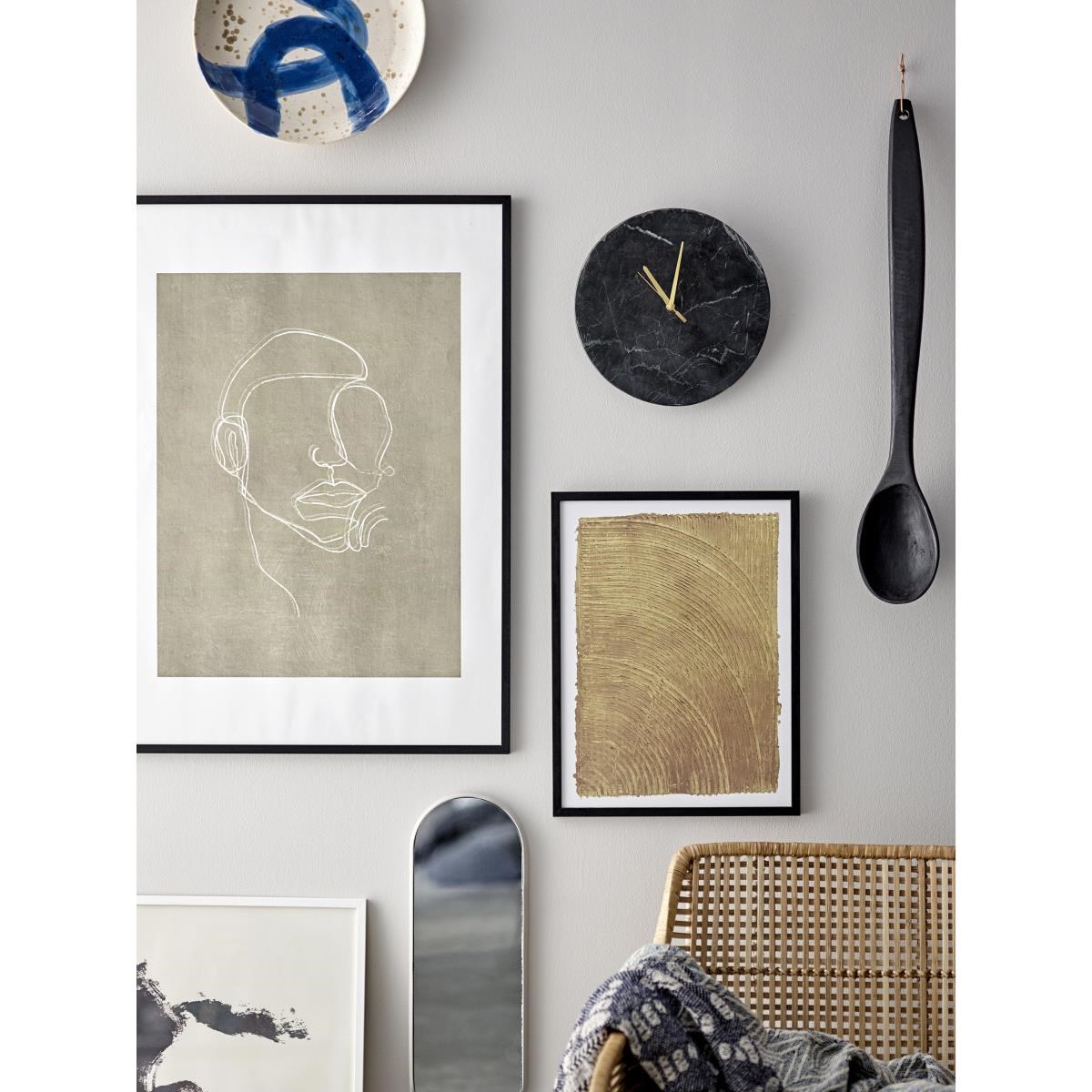 Oválné zrcadlo se světle šedým rámem V.45 cm_0