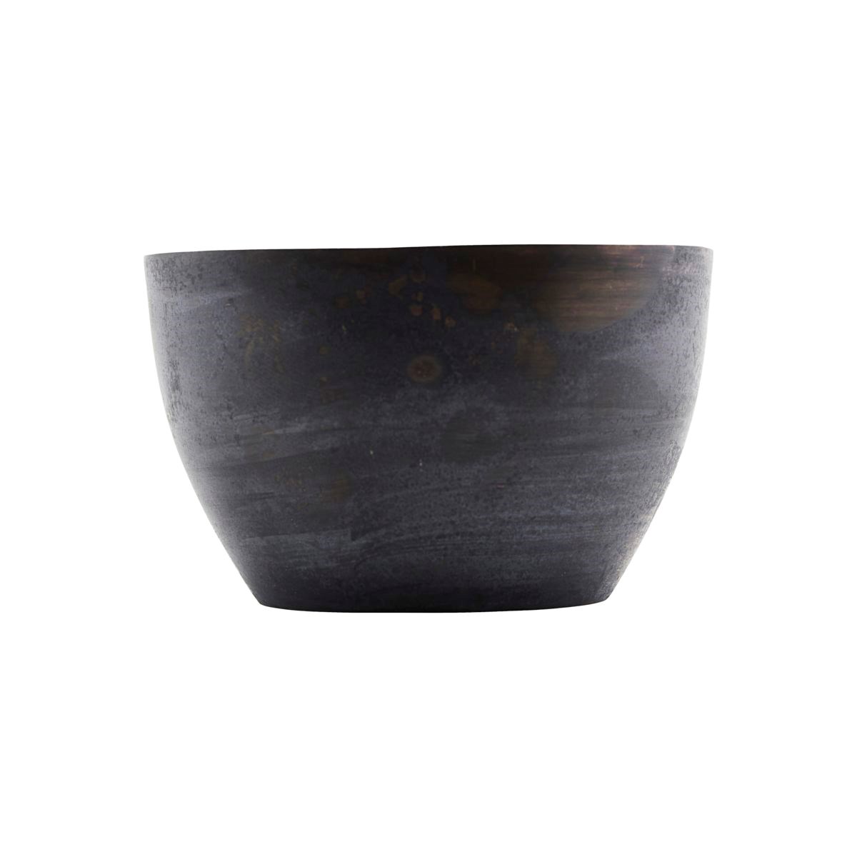 Mosazný svícen ETNIK 10 cm tmavě modrá_1