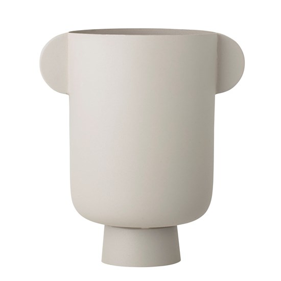 Kovová váza Irie béžovo šedá_3