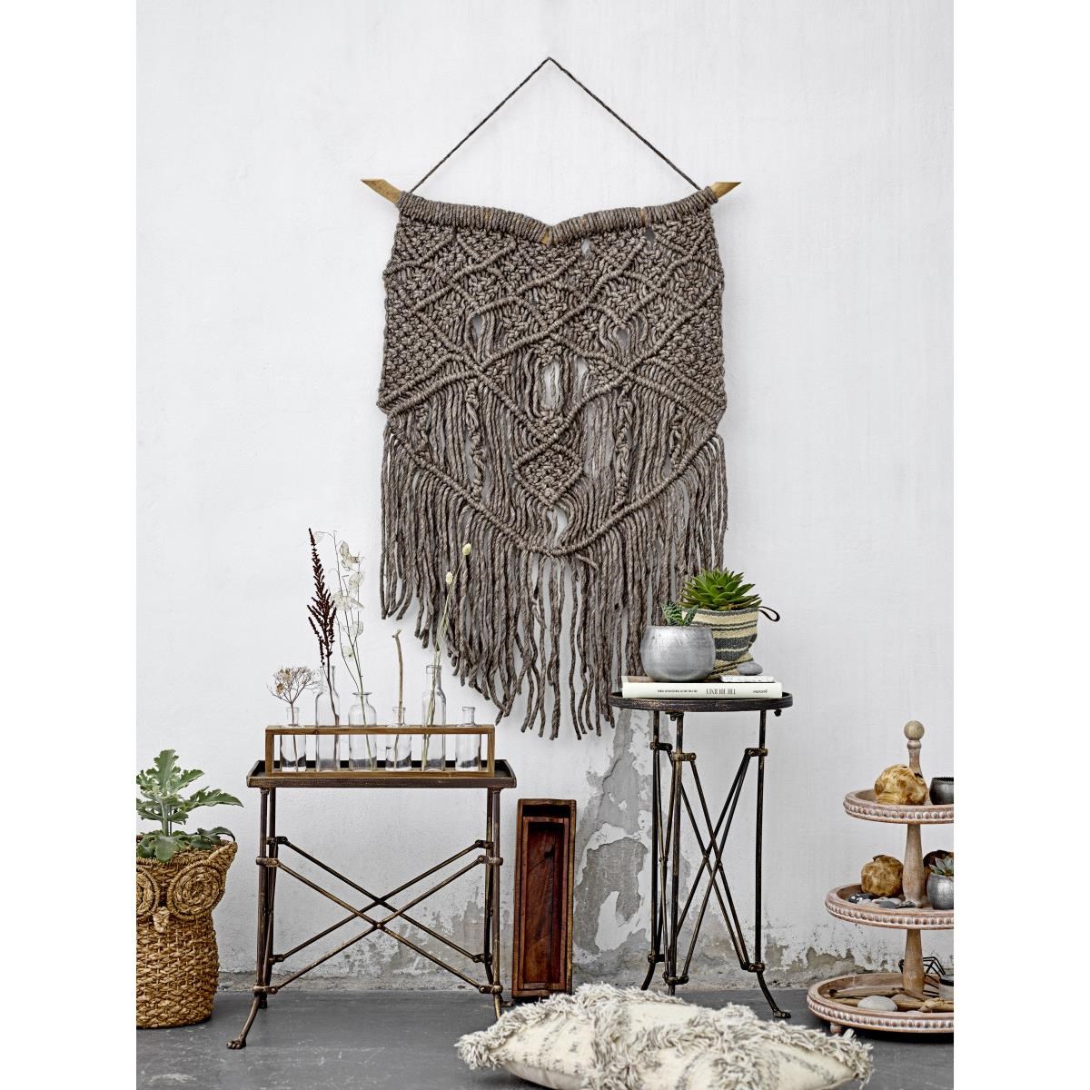 Závěsné koše z juty Landry SET/2ks šedé_0