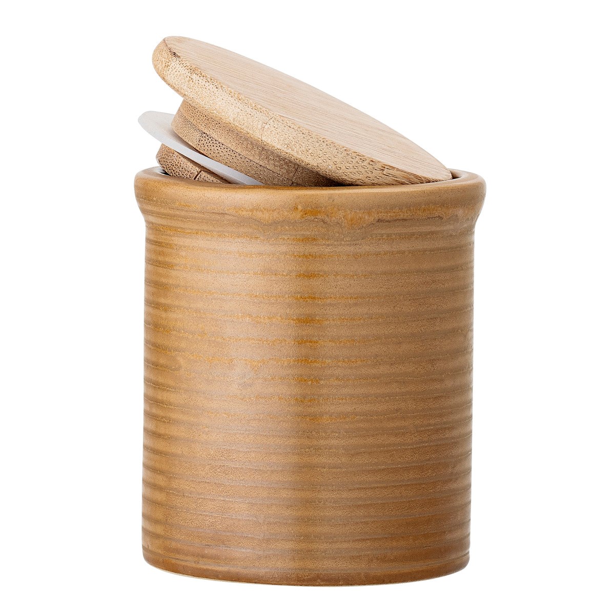 Dóza s víkem hnědá 9 cm_0