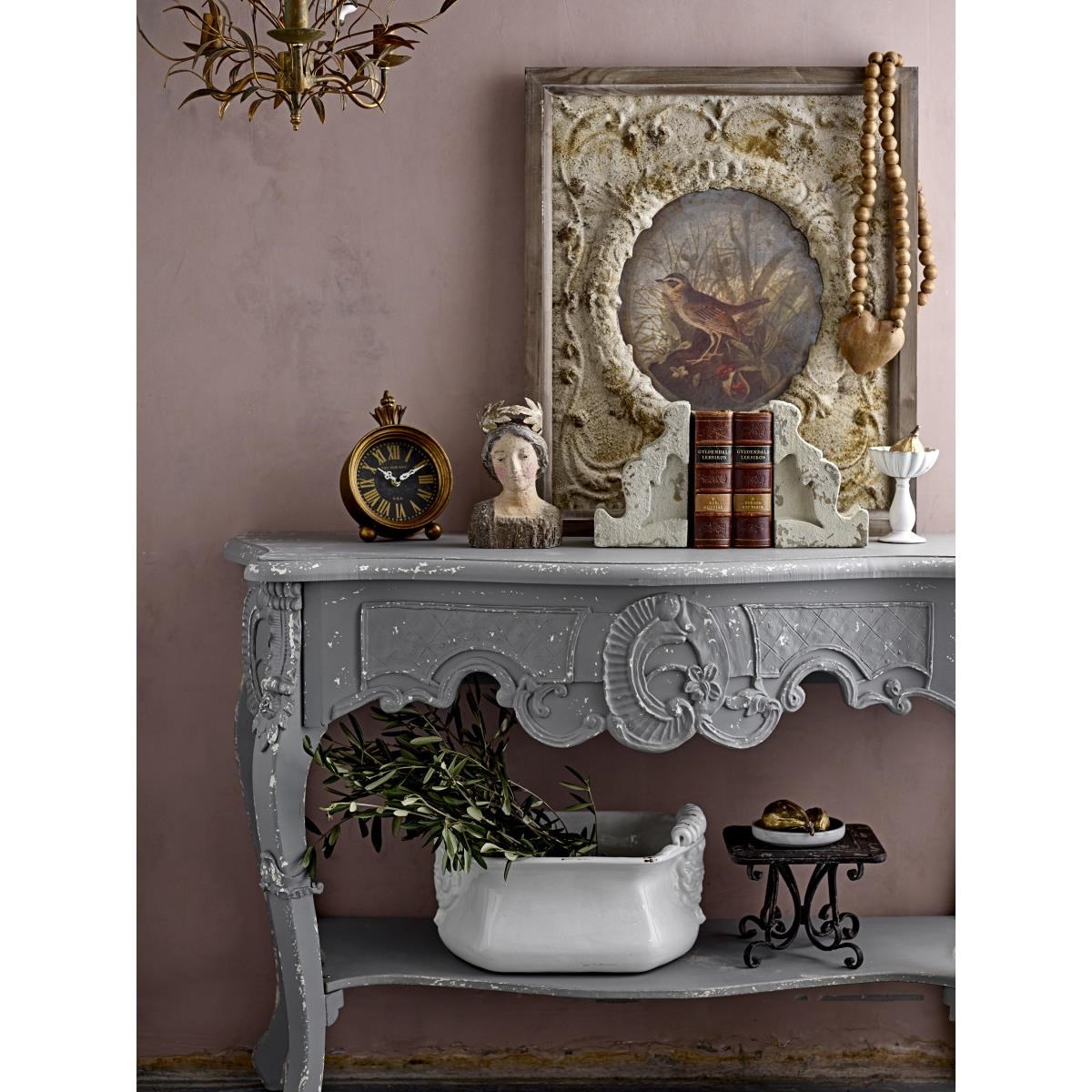 Dřevěná dekorace Mirena přírodní_0