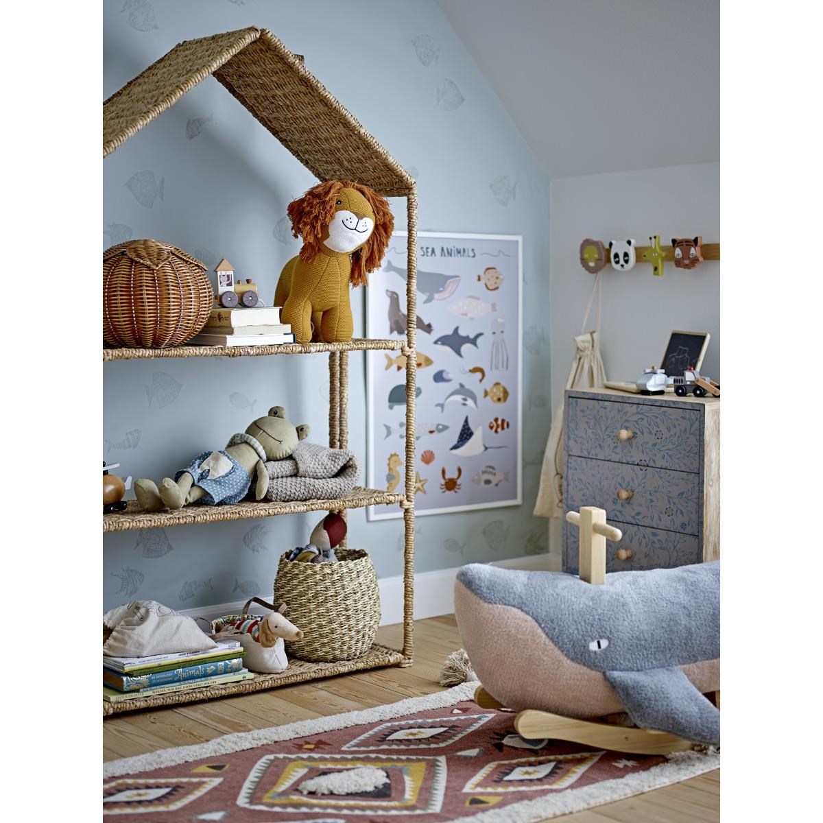 Plakát v bílém rámu Cay mořští živočichové 72x52 cm_1