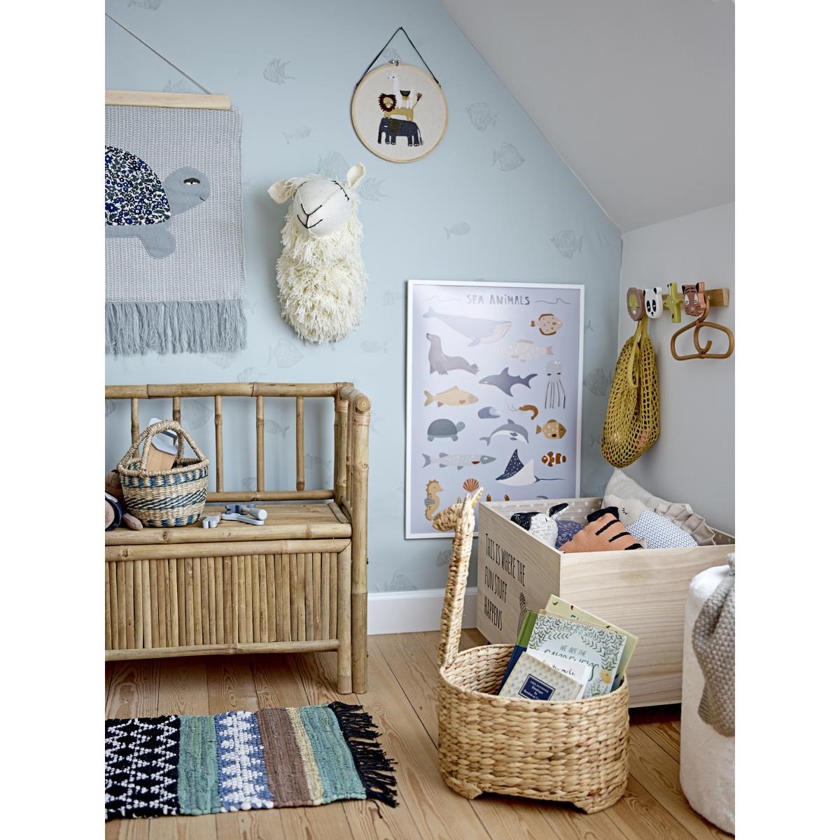 Plakát v bílém rámu Cay mořští živočichové 72x52 cm_2