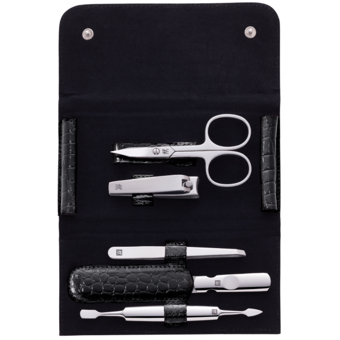 Manikúra Zwilling 5-dílná Classic Inox Kroko čern_0