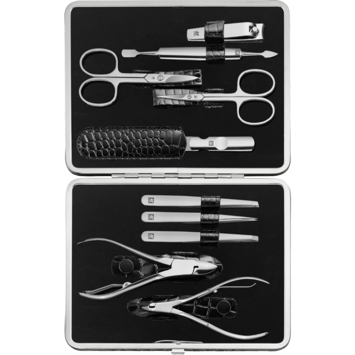 Manikúra Zwilling 10-dílná Classic Inox Kroko čer_0