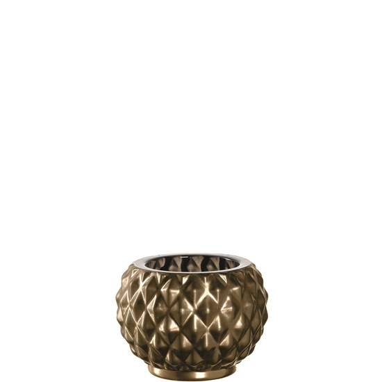 Svícen na čajovou svíčku POESIA zlatý_0