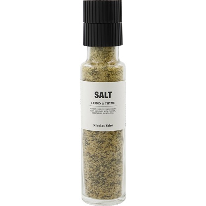 Sůl LEMON & THYME s citrónem a tymiánem Nicolas Vahé 320g_2