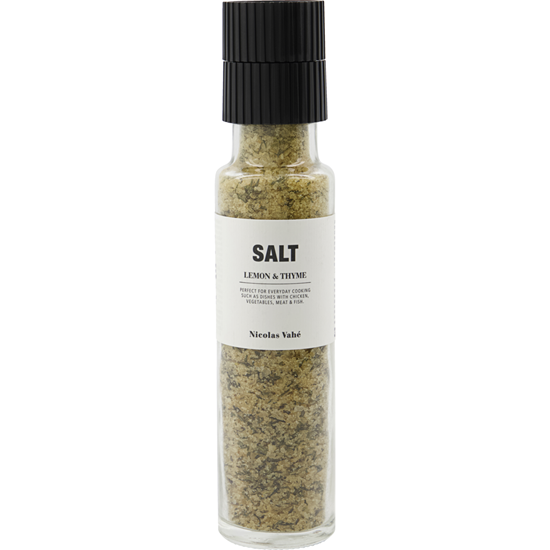 Sůl LEMON & THYME s citrónem a tymiánem Nicolas Vahé 320g_2